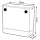 Wirquin Dual Flush Concealed Cistern – CONTRACT2-AG (W336 × H320 × D140 mm) FTB13665 5017134147858
