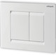 Wirquin ESSENTIAL Dual Flush Plate – White (55720347) FTB13844 3375537202720