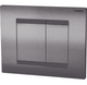 Wirquin ESSENTIAL Dual Flush Plate – Gunmetal (50120763) Wirquin ESSENTIAL Dual Flush Plate – Gunmetal (50120763)