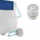 FixTheBog - Tavistock Vortex Bottom Inlet Concealed Cistern - Chrome Button includes flush pipe FTB14069 5016519407853