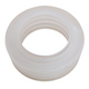 Dudley Black/Natural Rubber Flushbend Pan Connector - 321958