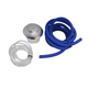 Oli In Wall Pneumatic Push Button Polished Chrome OL0605004