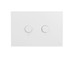 OLI Blink Dual Flush Plate - White OL0216622 FTB13880 5604005631907
