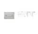 OLI Oceania Inox Pneumatic Flush Plate - Satin Chrome 054988