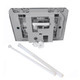 OLI Stream Cable Dual Flush Button Chrome — 011602 | FixTheBog FTB14135 5061102061066