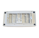 Oli White Single Flush Plate 604231