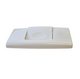 Oli White Single Flush Plate 604231