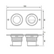 Oli Mini Trend Push Plate Polished Chrome OL0605294