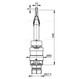 Alcaplast A06 Dual Flush Valve for Ceramic Toilet Cisterns 2 Inch Outlet (Valve Only) FTB14191 5061102061264