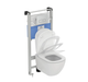 Ideal Standard Oleas M2 Mechanical Dual Flush Plate (IS Logo) Matt Chrome — R0121JG