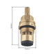 Grohe 1/2" Carbodur 1/4 Turn - Cold (45882000) FTB14343 4005176189883