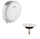 Grohe 19952000 Talentofill Bath Inlet, Pop-Up and Overflow Trim Set Chrome FTB14349 4005176174230
