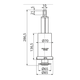 Alcadrain Alcaplast A02A Flush Valve for High & Mid-Level Plastic Cistern A940