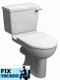 Ideal Standard Whisper Apricot Brasilia Toilet Seat And Cover With Chrome Hinges FTB2149 5055639140776