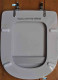 Replica Sottini Reprise Toilet Seat And Cover White Chrome Hinges Full Fitting Kit FTB2158 5055639141001