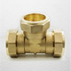 Trade Pack 2 X Ftd 42Mm Brass Equal Compression Tee Fitting FTB1511 5055639128699