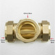 Trade Pack 2 X Ftd 42Mm Brass Equal Compression Tee Fitting FTB1511 5055639128699