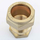 Ftd Straight Coupler Brass 28Mm Compression - 3/4 Inch Bspt Female Iron FTB1604 5055639129603