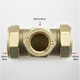 Brass Compression Reducing Tees 35Mm X 35Mm X 28Mm FTB1625 5055639129818