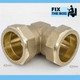 Ftd Brass Compression Equal Elbows 42Mm 90 Degree Compression FTB1610 5055639129665