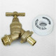 1/2 15Mm Outside Bib Tap With Ptfe Plumber Tape Hose Union Bs1010-2 Brass Garden FTB1639 5055639198531