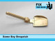 Toilet Side Lever Side Lever Handle Luxury Paddle Flush Wc Gold On Metal FTB1649 5055639129849