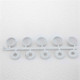 Ideal Standard White Pack Of 5 Unicaps Complete With Washers FTB378 5055639124295