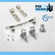 Ideal Standard Toilet Seat Hinges Ev154Aa For Space Seats Manufactured After 2003 FTB979 5055639105065