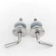 Ideal Standard Ev152Aa Studio Stanless Steel Seat Hinges FTB922 5055639103566