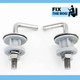 Ideal Standard Ev152Aa Studio Stanless Steel Seat Hinges FTB922 5055639103566