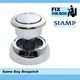 Siamp Storm 33 Chrome Plated Single Flush Button Storm FTB095 5055639134119