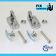 Ideal Standard Ev197Aa Jigsaw Create Seat Hinges Chrome FTB921 5055639103559