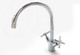 Quality Kitchen Tap Studio Chrome On Brass Mixer Cross Head Handles FTB652 5055639199064