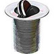 Flip Flop Basin Waste Chrome On Solid Brass Quality Slotted 1 1/4 Inch FTB642 5055639101876