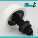 Herga Mushroom Air Button Complete 6433 Series White 2 Inch FTB2574 5055639198098 Herga Mushroom Air Button Complete 6433 Series White 2 Inch FTB2574 5055639198098