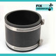 4 Rubber Coupling 110mm PVC Soil Drain Pipe Coupler Same As Fernco FTB2894 5055639196001