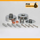 FixtheHeat Showe Wall fixing Kit 2 pack / Pair High Quality Chrome on Brass Finish FTB2804 5055639195745 FixtheHeat Showe Wall fixing Kit 2 pack / Pair High Quality Chrome on Brass Finish FTB2804 5055639195745