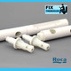 Roca Old Dama - Concealed Top Toilet Seat Bar Fixing - Hinge Set Only - White FTB2601 8433290304190