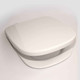 Roca Frontalis Replacement Seat White Soft Close hinges included FTB3056 8414329609103