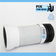VIVA Long Flexible Connector Back To Wall Close Coupled Pan WC Toilet Waste 300-750 mm 110 mm FTB4083 5060262739969 VIVA Long Flexible Connector Back To Wall Close Coupled Pan WC Toilet Waste 300-750 mm 110 mm FTB4083 5060262739969