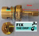 Armitage Shanks Sandringham_QT_Basin pair 2 original Tap cartridges pair 1 x red, 1 x blue 1/2 x 18 x 57mm stem narrow S960025NU FTB7085 5055639178502
