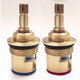 FixTheBog Ideal Standard Active bath Pair 2x original Tap cartridges Clockwise to open red 3/4 X 18 X 59mm NTC A961010NU and A960462NU FTB7122 5055639178137 FixTheBog Ideal Standard Active bath Pair 2x original Tap cartridges Clockwise to open red 3/4 X 18 X 59mm NTC A961010NU and A960462NU FTB7122 5055639178137