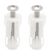 Roca Pair of Top Fix Toilet Seat Screws and Bushes for Fixing Seats to Pan AI0002400R FTB2475 8433290303735 Roca Pair of Top Fix Toilet Seat Screws and Bushes for Fixing Seats to Pan AI0002400R FTB2475 8433290303735