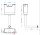 Viva Skylo Concealed Dual Flush Built In Cistern SKYCC01 FTB2801 5060262731123