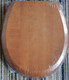 FixTheBog Replacement Toilet Seat for Armitage Shanks Sandringham/Baronet in Cherry with Chrome hinges and full fitting kit FTB9157 5055639171718
