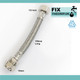 SSH1/B Viva 1/2 BSP Female x 15mm Compression 150mm Long Flexible Hose FTB5188 5060262730874