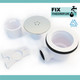 Viva WTSH90 1 1/2 inch SHOWER TRAP 90MM TRAY FTB5254 5060262731222
