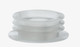 Viva PP0004/A Internal Flush Cone Clear for sealing pan to the cistern downpipe FTB5276 5060262730348