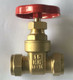 15mm Brass Compression to Compression Gate valve Wheelhead FTB2904 5055639140202