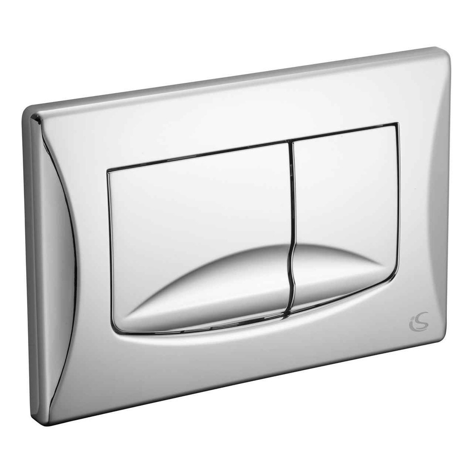 Ideal Standard Vv638584 River Mechanical Dual Flush Plate Chrome Chrome Finish Ideal Standard Vv638584 River Mechanical Dual Flush Plate Chrome Chrome Finish
